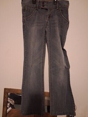 Women's Flared Ash Blue Jeans